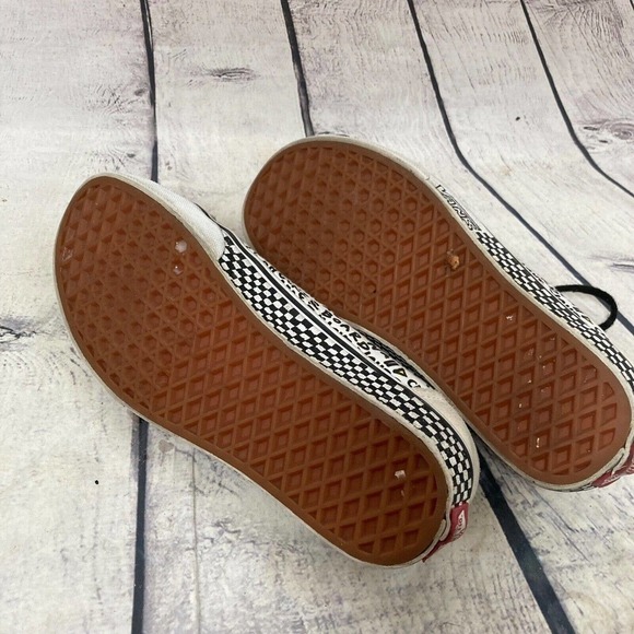 Vans Old Skool DIY Womens 8 Mens 6.5 Canvas Suede Sneakers Shoes Black‎ White - Picture 9 of 10